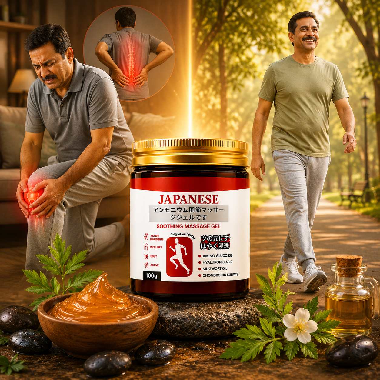 Japanese Fast-Acting Pain Relief Gel ( BUY 1 GET 1 FREE )